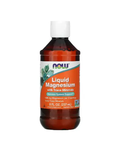 [A0277] Now Foods, Magnesio líquido con oligoelementos, 237 ml (8 oz. Líq.)