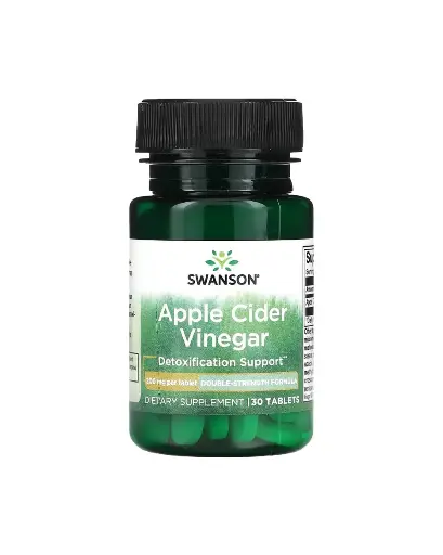 [A0280] Swanson, Vinagre de sidra de manzana, 200 mg, 30 comprimidos