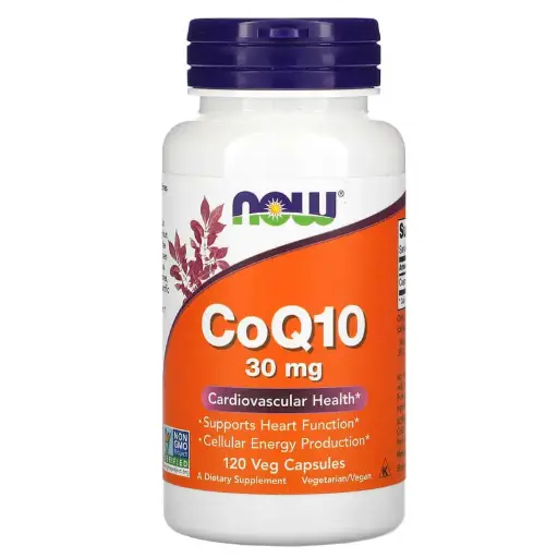 [A0281] Now Foods, CoQ10, 30 mg, 120 cápsulas vegetales