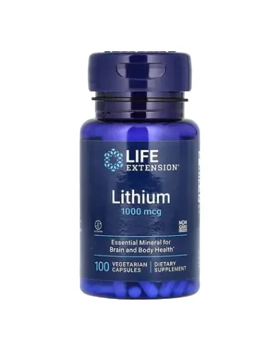 [A0289] Life Extension, Litio, 1000 mcg, 100 cápsulas vegetales