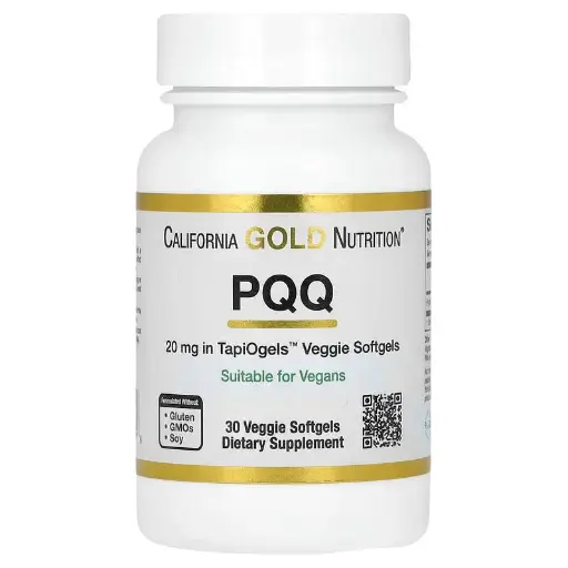 [A0347] California Gold Nutrition, PQQ, 20 mg, 30 cápsulas blandas vegetales