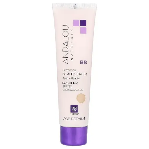 [A0360] Andalou Naturals, Bálsamo de belleza BB perfeccionador, FPS 30, Tinte natural, 58 ml (2 oz. líq.)
