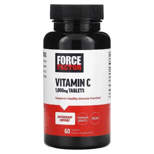[A0395] Force Factor, Vitamina C, 1000 mg, 60 Comprimidos