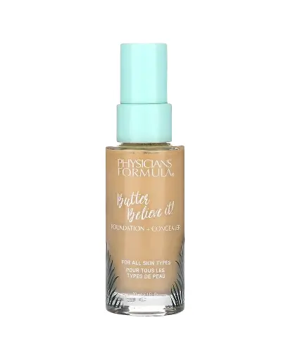 [A0009] Physicians Formula, Base y corrector Butter Believe It "Claro a Medio", 30 ml